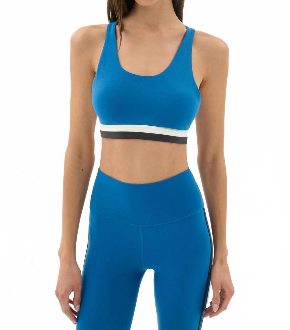NEW SPLITS59 women's maci airweight bra in blue/graphite